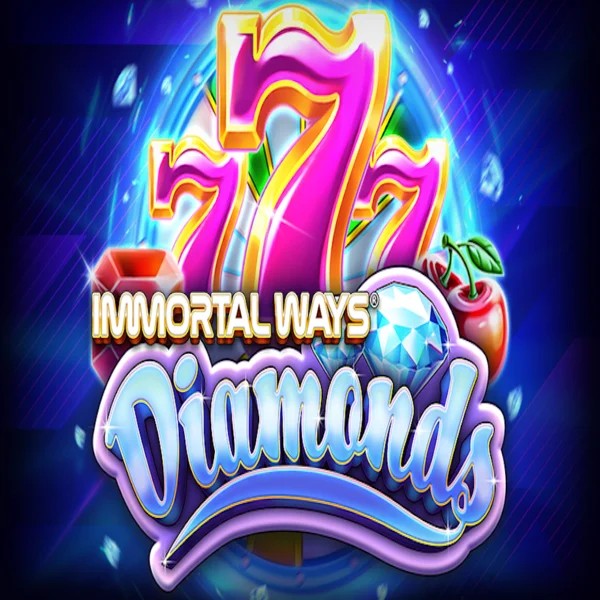 Immortal Ways Diamonds game by RubyPlay – logo hosted on Golden Panda Casino