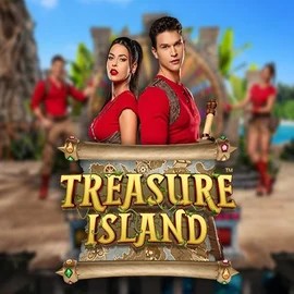 Treasure Island logo by Pragmatic Play at Golden Panda Casino